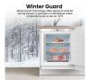 Hisense FUV124D4AWE Integrated Under Counter Freezer with Fixed Hinge System, Manual Defrost