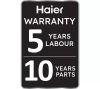 Haier HW100BP14357GUUK 10kg 1400 Spin Freestanding Washing Machine in White, Wi-Fi Connected, A Rated