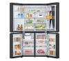 LG GMK960EV2E InstaView™ American Style Fridge Freezer, Essence Black Steel