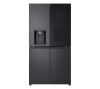 LG GMK960EV2E InstaView™ American Style Fridge Freezer, Essence Black Steel