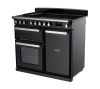 Rangemaster ESDL100EIPGBL/CM1 100cm Induction Range Cooker –Black Gloss / Chrome - A Rated