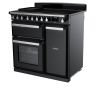 Rangemaster ESDL90EIPGBL/CM1 90cm Induction Range Cooker –Black Gloss / Chrome - A Rated