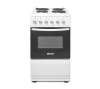 Haden HES051W 50cm Single Oven Electric Cooker with Sealed Plate Hob - White A Rated