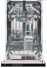CDA CDI4121 45cm Integrated Dishwasher with 10 Place Settings
