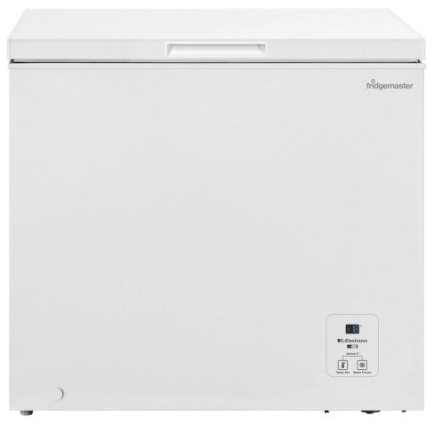 Fridgemaster MCF198E Static 191l Chest Freezer, White, E Rated