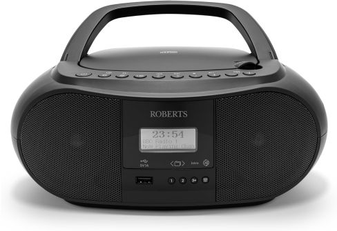 Roberts-Radio ZOOMBOX4BK Radio CD Player