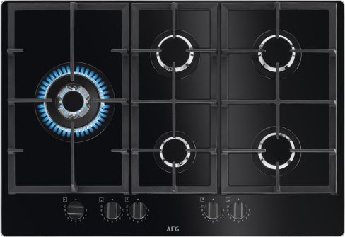 AEG HKB75820NB Gas On Glass Hob
