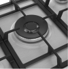 Beko HIAW75225SXE 75cm Gas Hob with Front Knob Controls In Stainless Steel