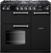 Rangemaster COT90DFPCBL/CM1 Freestanding Dual Fuel Cooker