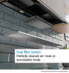 Bosch DBB67DP60B 60cm Flush Integrated, Black-Glass Hood B Rated