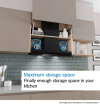 Bosch DBB67DP60B 60cm Flush Integrated, Black-Glass Hood B Rated