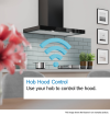 Bosch DWB97DN60B 90cm Chimney Cooker Hood, Black, A++ Rated