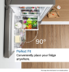 Bosch KGN33NLEBG Freestanding Upright Frost Free Fridge Freezer