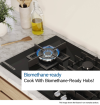 Bosch PGM7B5K90 75cm Brushed Steel 5 Burners Gas Hob