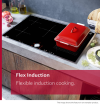 Neff V68FUX4L0 83cm Vented Induction Hob, Black, B Rated