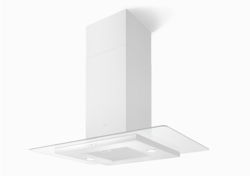 Elica TRIBE-A-ISLAND 90cm Wide Island Hood - Stainless Steel / Glass - A Rated