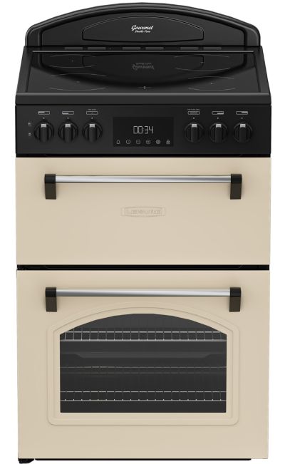 Leisure CLB60ECC 60cm Double Oven Ceramic Electric Range Cooker - Cream - A Rated