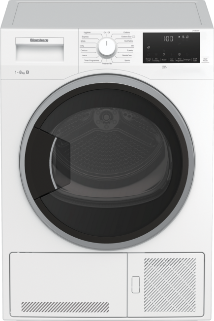 Blomberg LTK38020W Freestanding Condenser Tumble Dryer