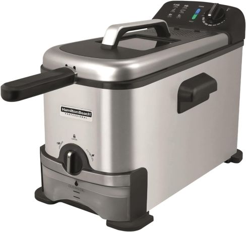 Hamilton Beach HB189PDF 3L Deep Fat Fryer in Silver