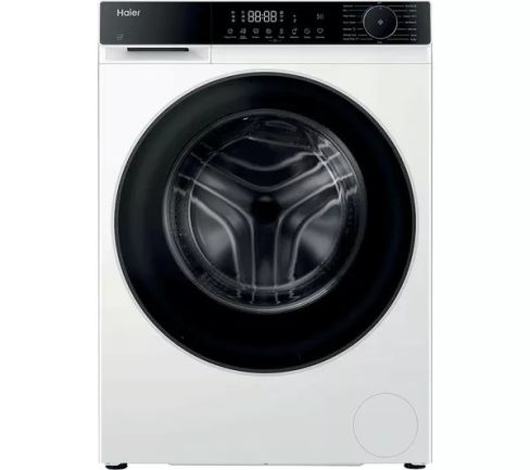 Haier HW100BP14357GUUK 10kg 1400 Spin Freestanding Washing Machine in White, Wi-Fi Connected, A Rated