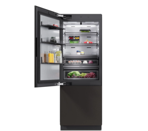 Miele KFMC3834 L MasterCool  Fully Integrated Plumbed-In 70/30 Fridge Freezer Frost Free with Fixed Hinge - D Rated