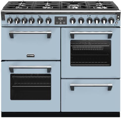 Stoves ST RICH DX S1000DF CB BSK Range Cooker