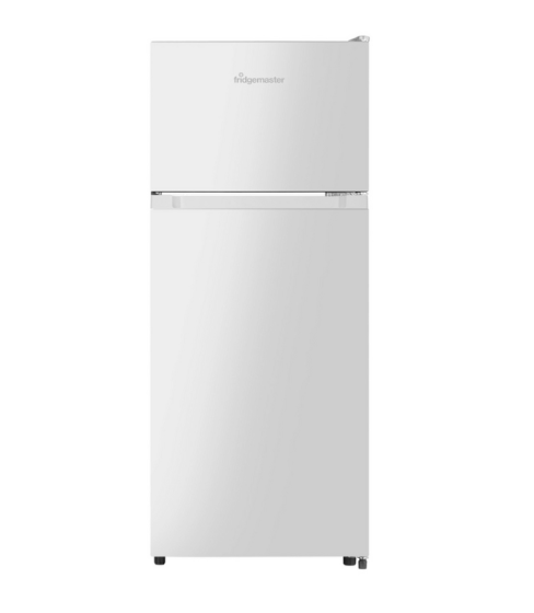Fridgemaster MTM48120E 117cm Tall Freestanding Small Fridge Freezer In White