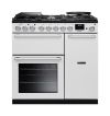 Rangemaster NEX90DFPWHT/CM1 NEXUS 90cm Range Cooker Dual Fuel in White A Rated