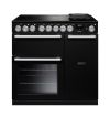 Rangemaster NEX100EIPCBL/CM1 NEXUS  100cm Range Cooker Electric Induction in  Charcoal Black A Rated