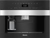 Miele CVA7440CLST Pureline Built-In Bean-to-cup Coffee Machine - Clean Steel