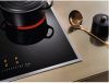 Miele KM6520FR 60cm 4 Zone Ceramic Hob - Black - Stainless Steel Frame