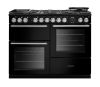 Rangemaster NEXO110DFPGBL/CM1 NEXUS OC  110cm  Range Cooker Dual Fuel in  Gloss Black A Rated