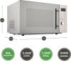 Hamilton Beach HB30LS01 30L Combination Microwave with Grill in Silver