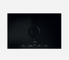 Elica NT-SW-LUX-RA-BA 83cm Wide Venting 4 Zone Hob - White - A ++ Rated with 2 Bridge Zones with back aspiration re-circulating kit