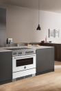 Bertazzoni PROCH94I1EBIT Professional 90cm Range Cooker Single Aspirational Induction Gloss White